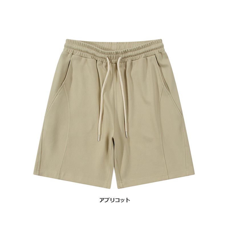 ショートパンツ メンズ 無地 夏用半ズボン 全8色展開 復古風短パン