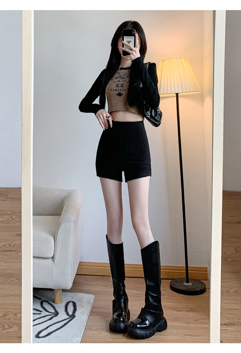 ハイウエストすっきりショートパンツ