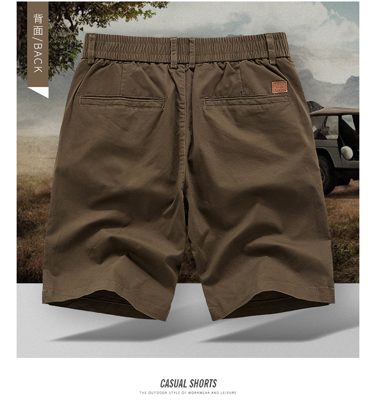 ショートパンツ 快適ストレッチウエストショートパンツ