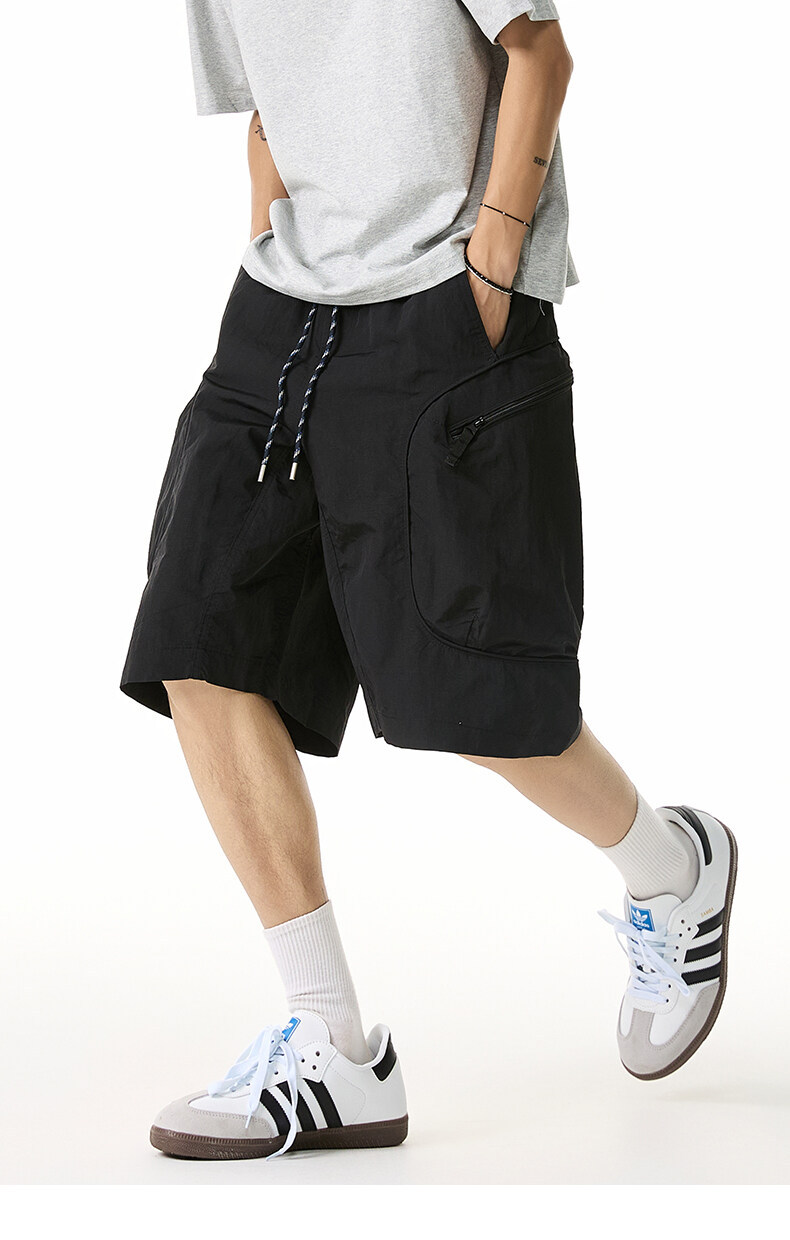 メンズ 作業着風 ショートパンツ 男女兼用 街系 春夏新作