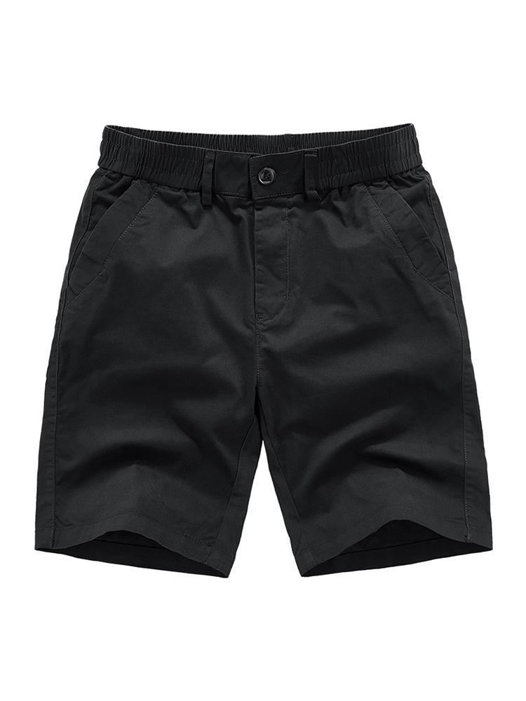 ショートパンツ 快適ストレッチウエストショートパンツ
