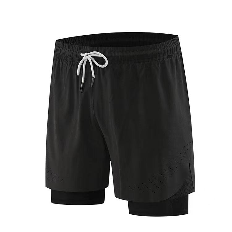二重構造スポーツショートパンツ