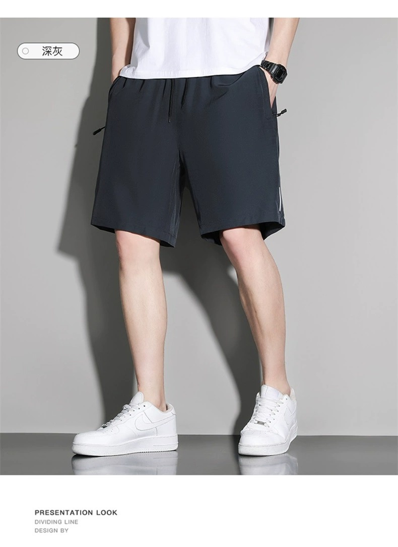 ショートパンツ シンプル速乾ドローコードショートパンツ
