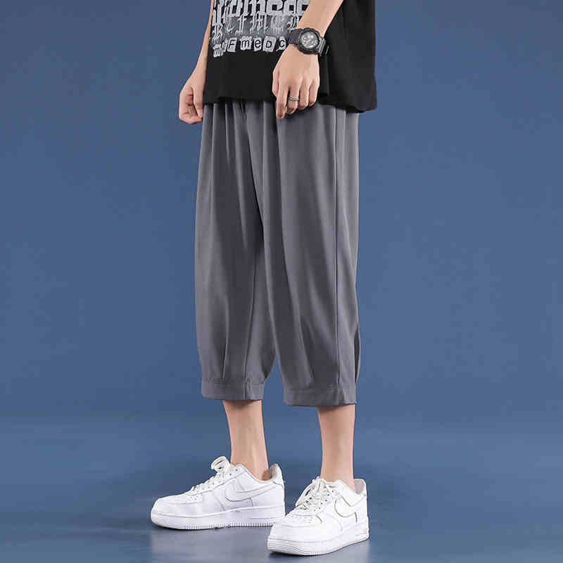 ショートパンツ ゆったりワイドクロップドパンツ