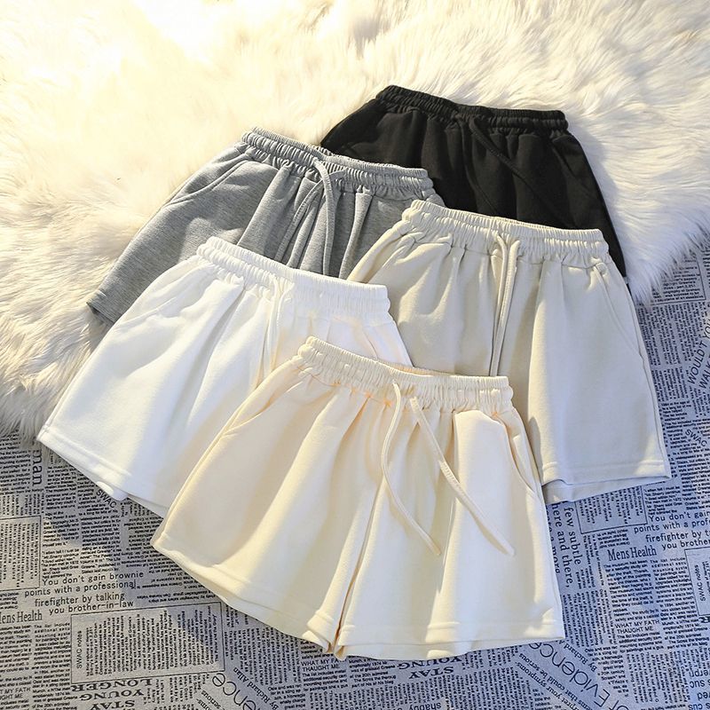 ショートパンツ やわらか素材ドロストショートパンツ