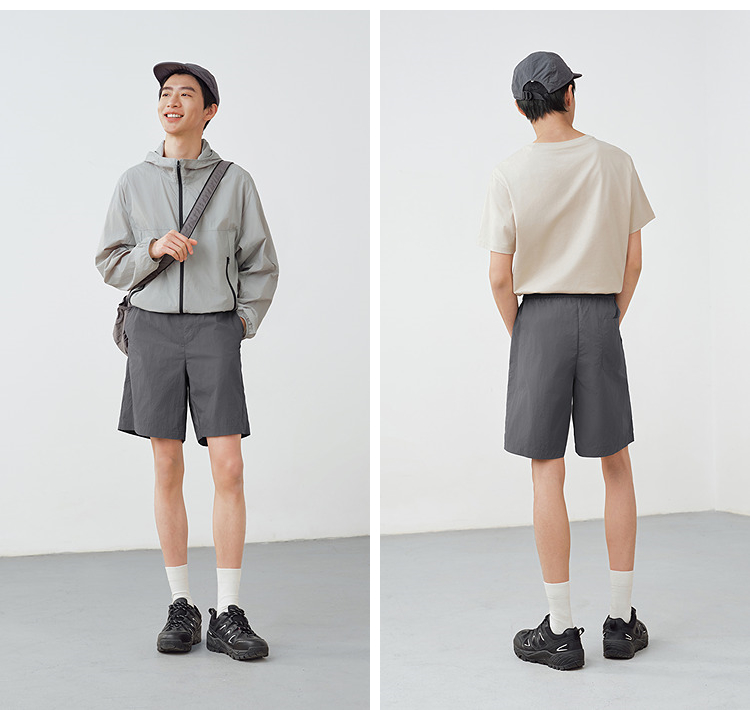 ショートパンツ しなやかリラックスハーフパンツ