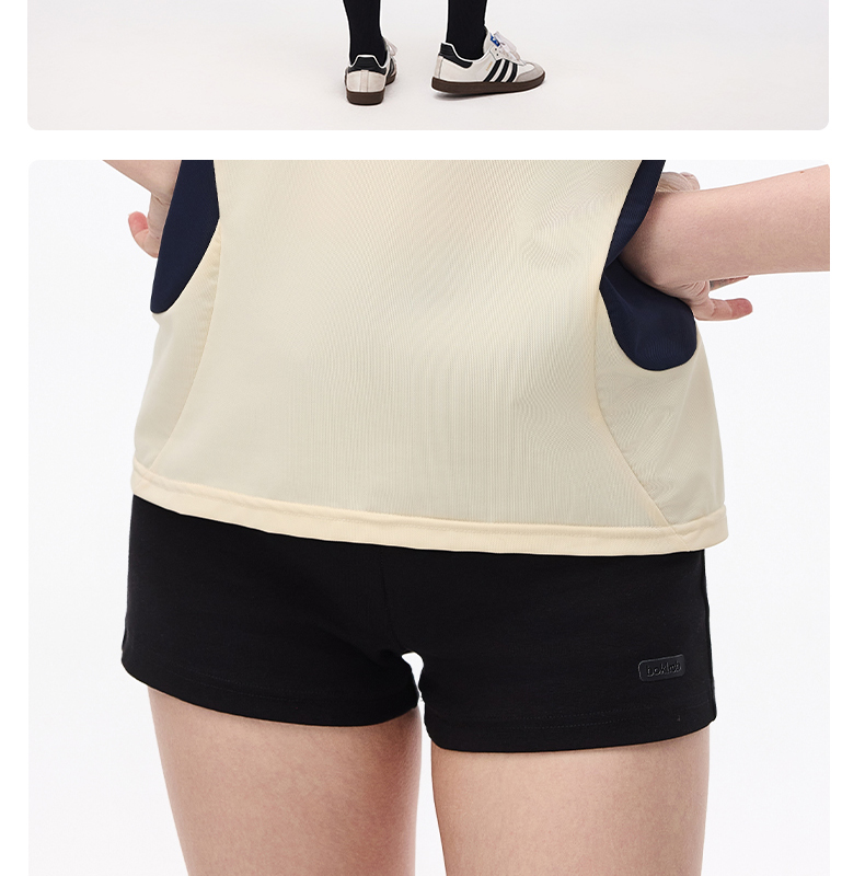 ショートパンツ シンプル美脚ショートパンツ