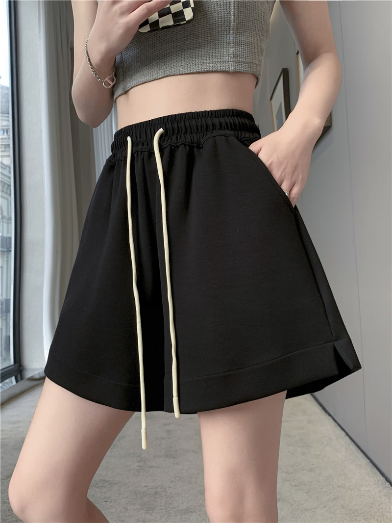 リラックスシルエット ドロストショートパンツ