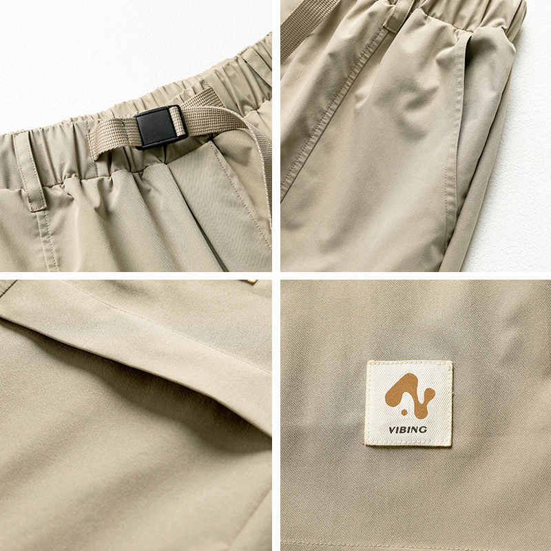 ショートパンツメンズアウトドア風カーゴポケット付き
