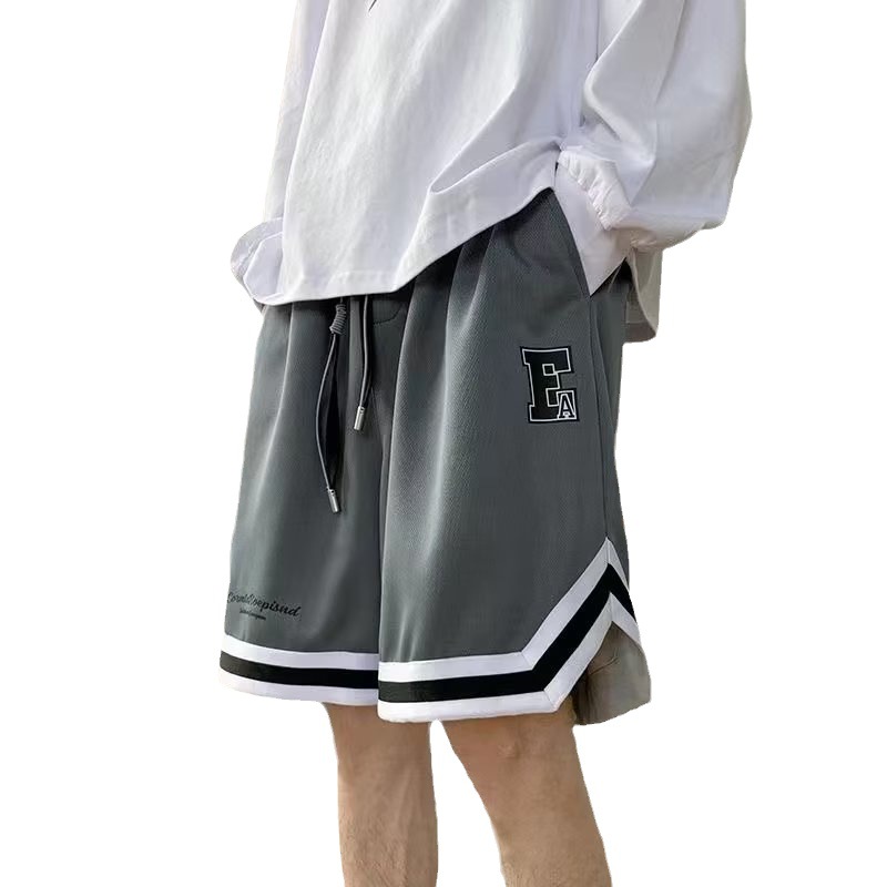 ショートパンツ アーバンストリート風バスケットパンツ