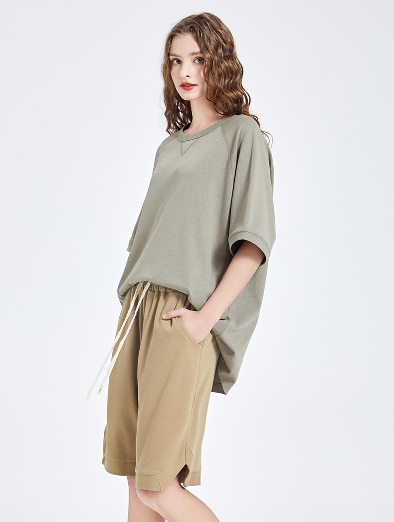 ショートパンツ メンズ 無地 夏用短パン 涼感素材 全8色展開