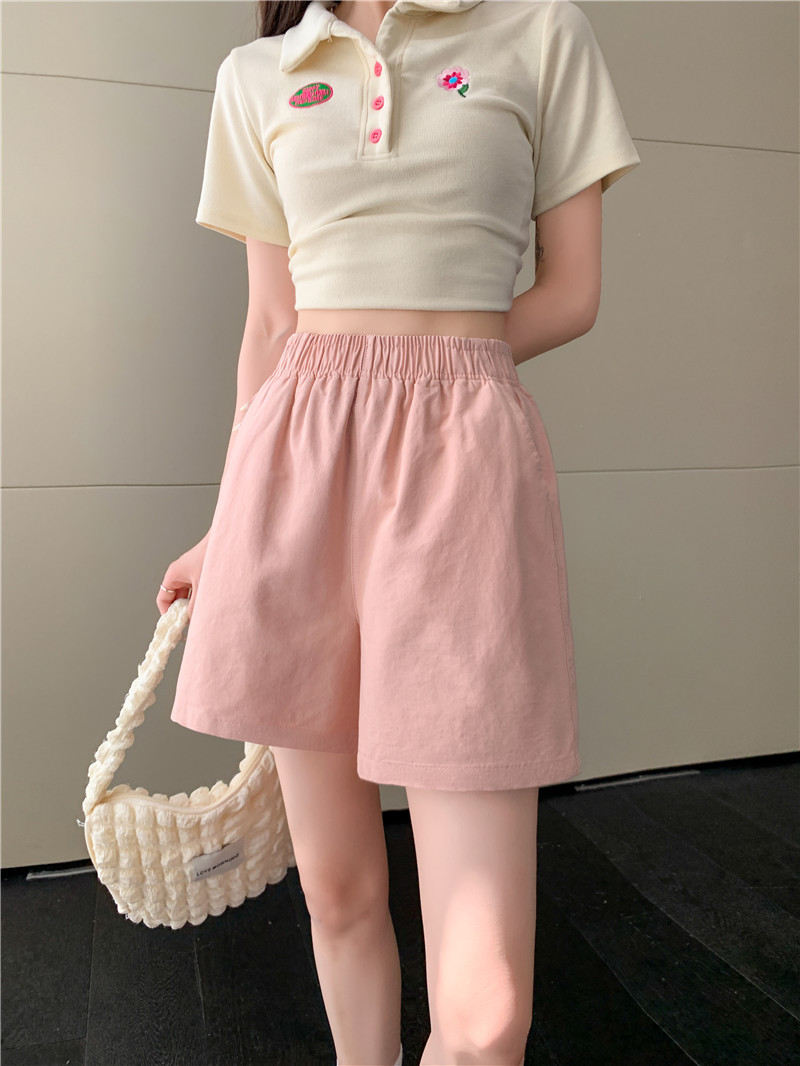 リラックス ウエストゴム ショートパンツ