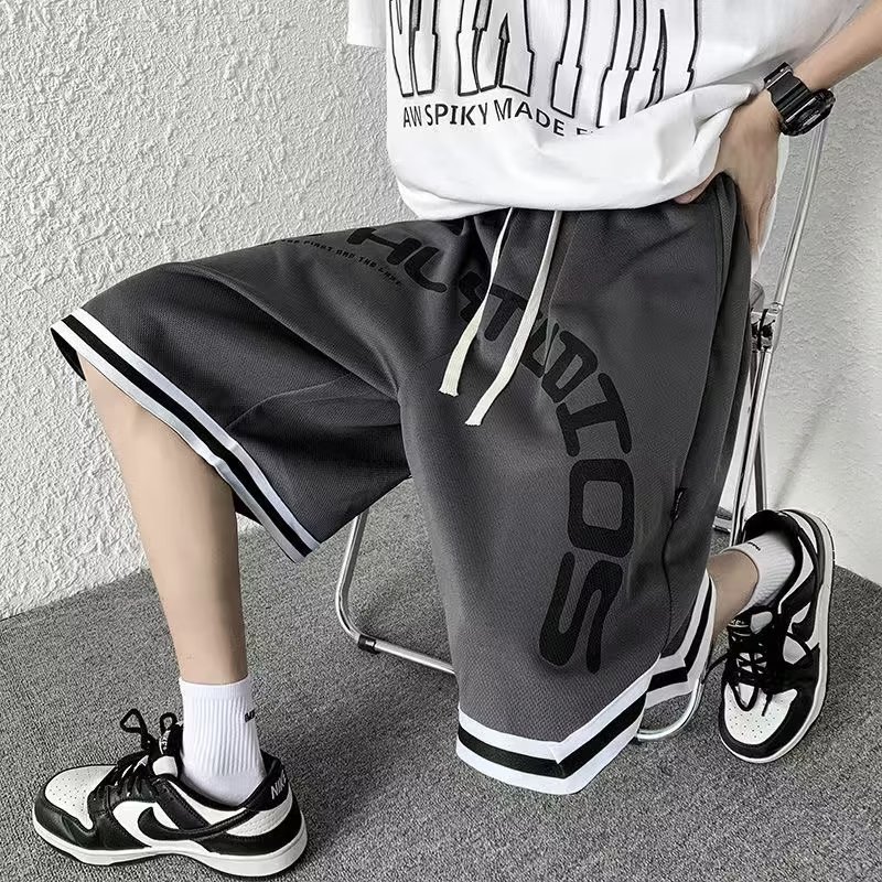 ショートパンツ アーバンストリート風バスケットパンツ