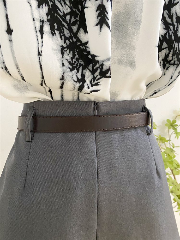 ショートパンツ ラップ風デザインショートパンツ