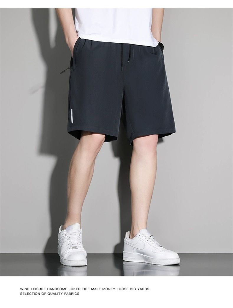 ショートパンツ シンプル速乾ドローコードショートパンツ