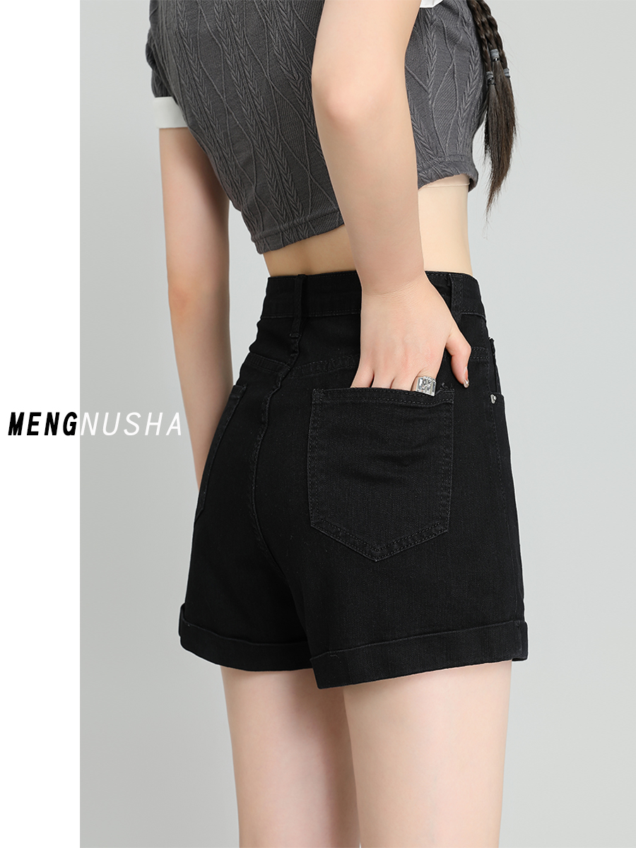 ショートパンツ ベーシックデニムショートパンツ