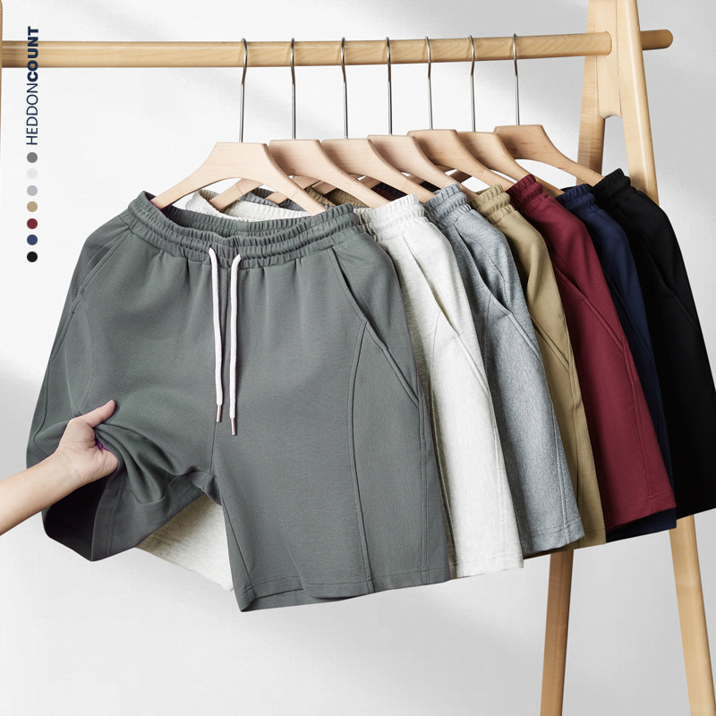 ショートパンツ メンズ 無地 夏用半ズボン 全8色展開 復古風短パン