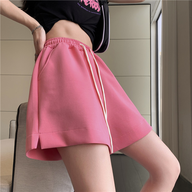リラックスシルエット ドロストショートパンツ
