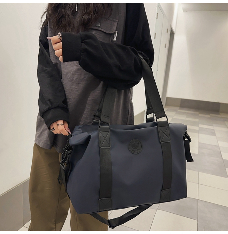 メンズショルダーバッグ 大容量撥水加工ボストンバッグ斜め掛け肩掛け旅行鞄