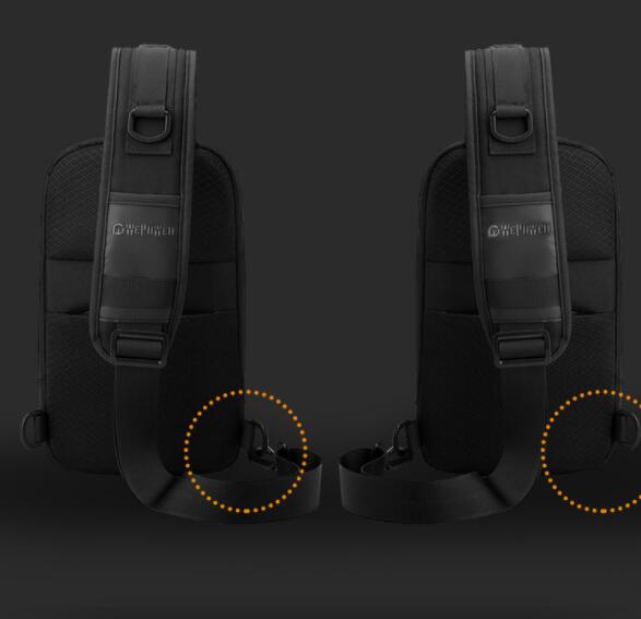 撥水加工メンズショルダーバッグ斜めがけミニサコッシュ