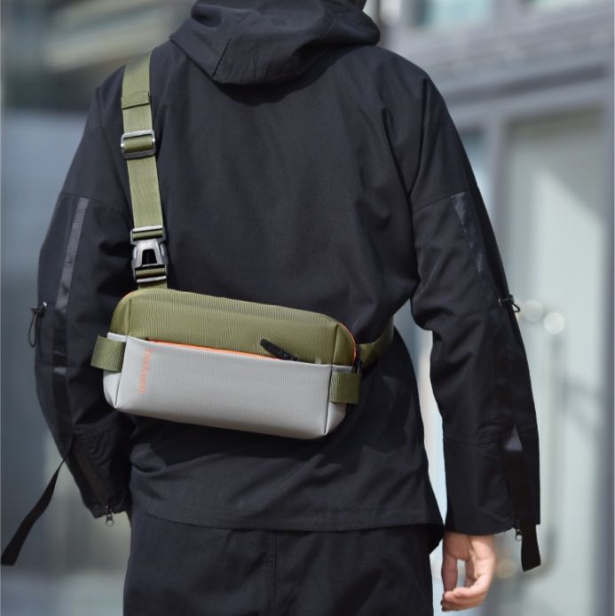 ショルダーバッグメンズ スタイリッシュ筒型ミニショルダー