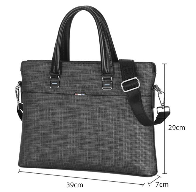 メンズショルダーバッグ 撥水加工ビジネスバッグ斜めがけショルダー