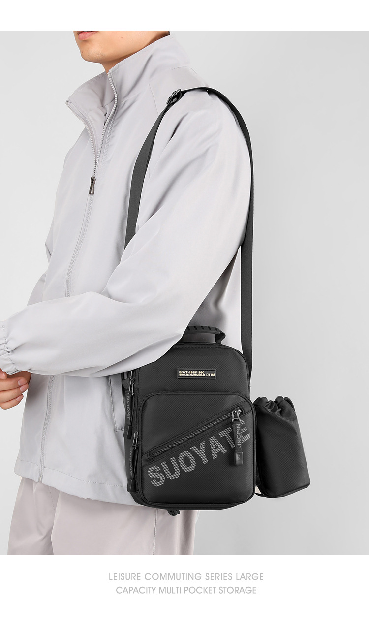 メンズショルダーバッグ多機能 ミニショルダーバッグ 斜めがけ カジュアル