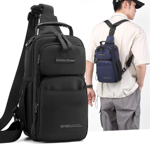 メンズショルダーバッグ メンズ 2way ショルダーバッグ 斜めがけ 撥水加工 多機能