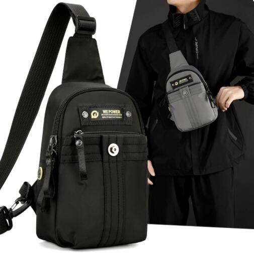 メンズショルダーバッグ 男性用撥水加工サコッシュ斜めがけ多機能