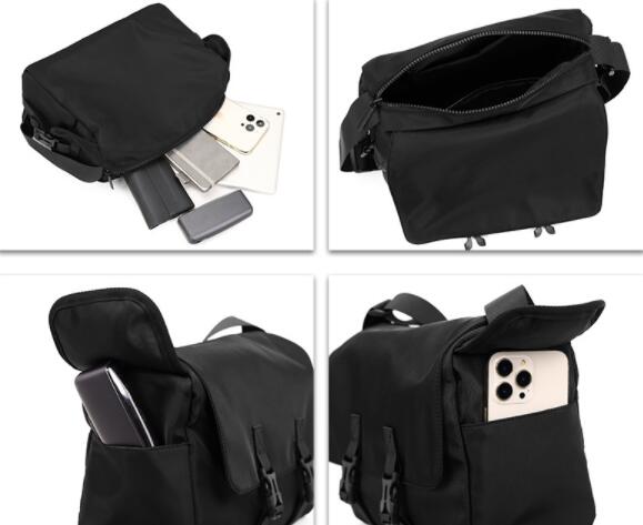 撥水加工メンズショルダーバッグ斜めがけサコッシュ