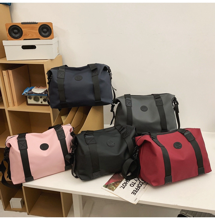 メンズショルダーバッグ 大容量撥水加工ボストンバッグ斜め掛け肩掛け旅行鞄