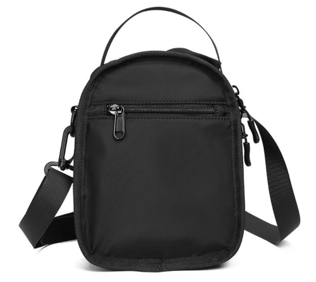 メンズショルダーバッグ 男性用巾着型ショルダーバッグ 斜めがけ 小物収納 スマホ