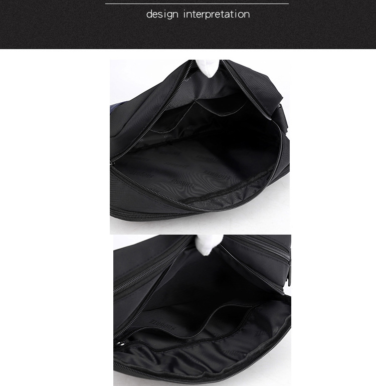 メンズショルダーバッグ 防水機能付きメッセンジャーバッグ オンオフ兼用