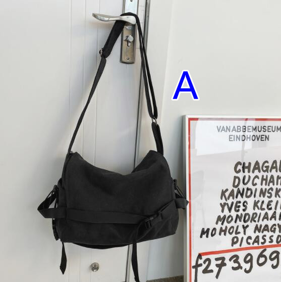 メンズショルダーバッグ 大きめ男性用帆布斜めがけバッグ大容量多機能