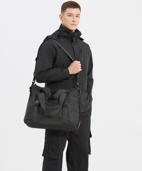 メンズショルダーバッグ 男性用大容量ナイロン大きめ斜めがけトート鞄