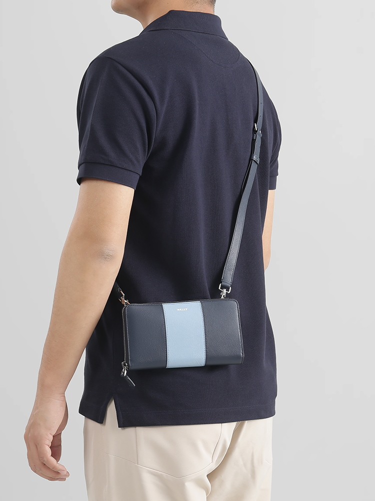 ショルダーバッグメンズ 財布 ツートーン ショルダーウォレット