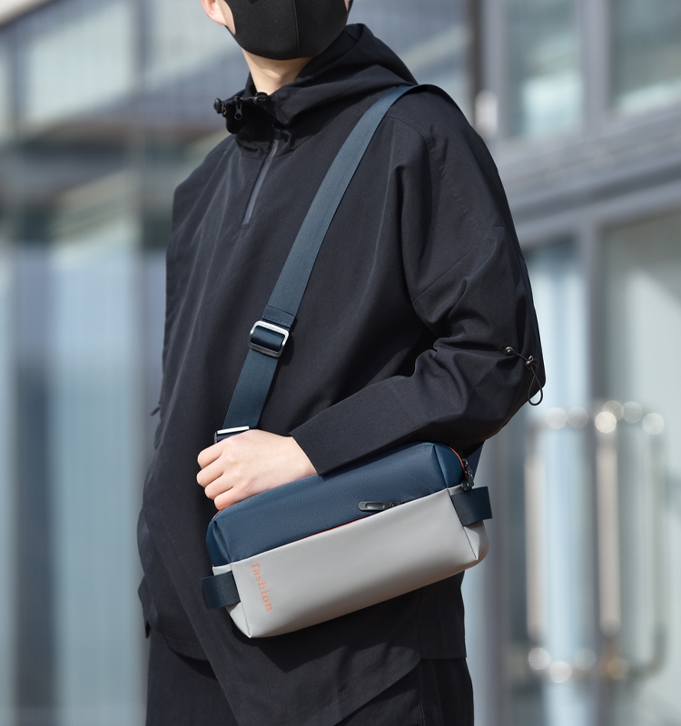 ショルダーバッグメンズ スタイリッシュ筒型ミニショルダー