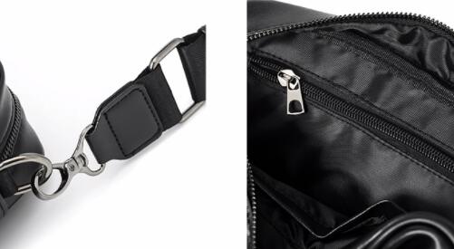 メンズショルダーバッグ ミニ男性用合成皮革ショルダーバッグ斜めがけサコッシュ