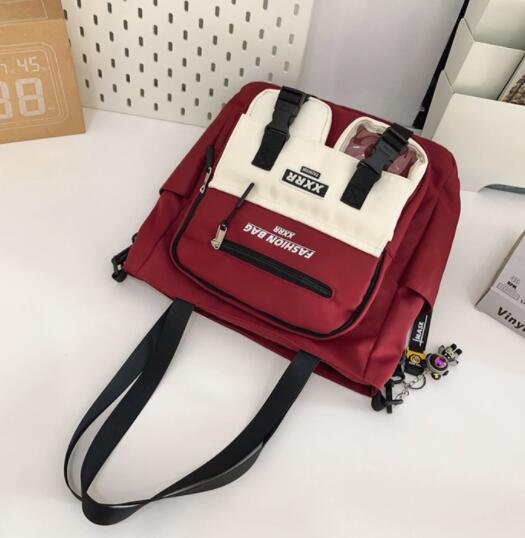 メンズショルダーバッグ 多機能ポケット付き帆布ショルダーバッグ斜めがけ男女兼用