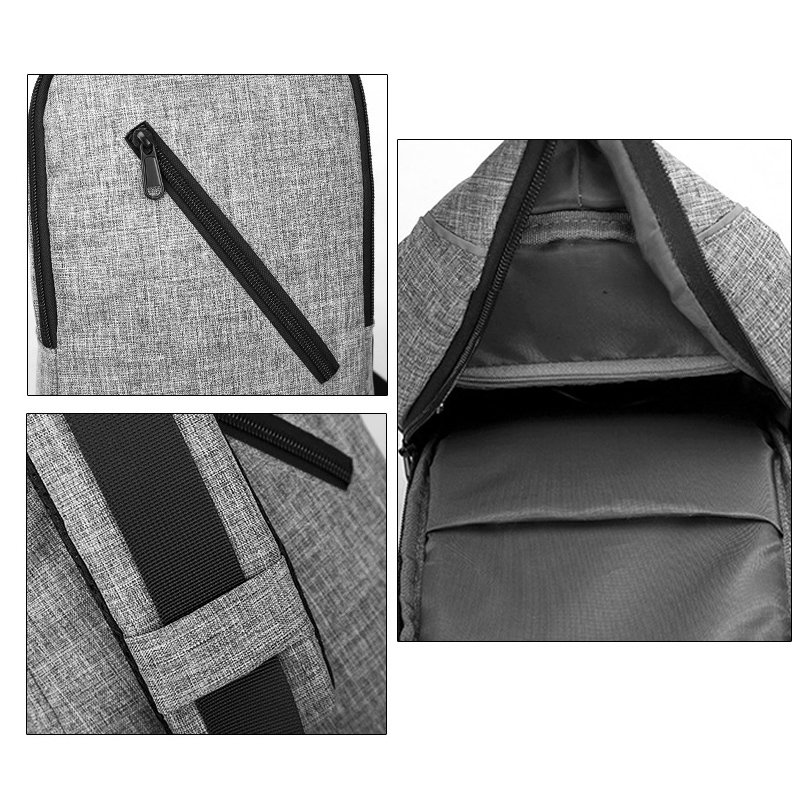 メンズショルダーバッグ 軽量ボディバッグ 光反射機能付きスマホ充電ポート搭載