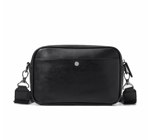 メンズショルダーバッグ ミニ男性用合成皮革ショルダーバッグ斜めがけサコッシュ