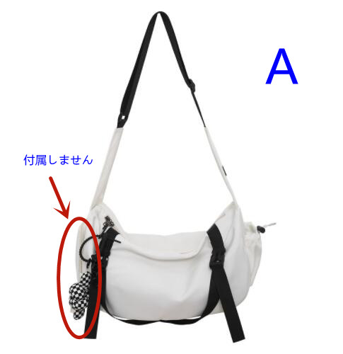 メンズショルダーバッグ 大容量撥水ナイロン斜め掛け 大きめ