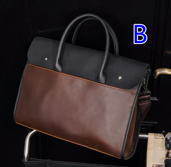 メンズショルダーバッグ 合皮 大きめビジネス通勤対応