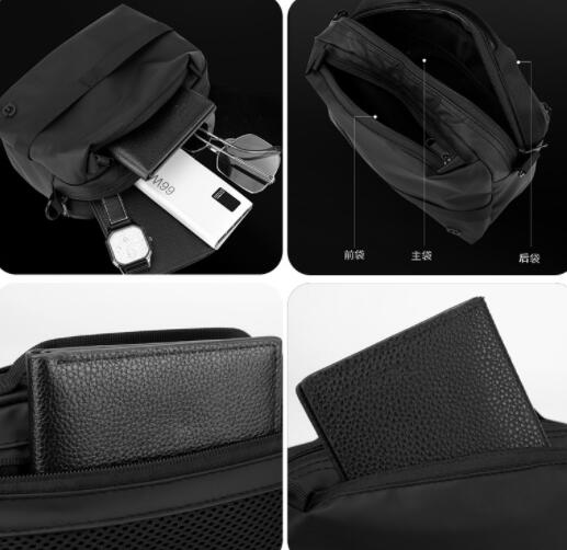 メンズショルダーバッグ 男性用撥水加工ショルダーバッグ斜めがけサコッシュ