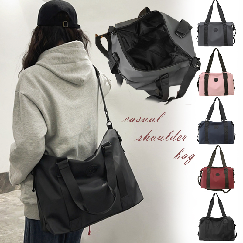 メンズショルダーバッグ 大容量撥水加工ボストンバッグ斜め掛け肩掛け旅行鞄