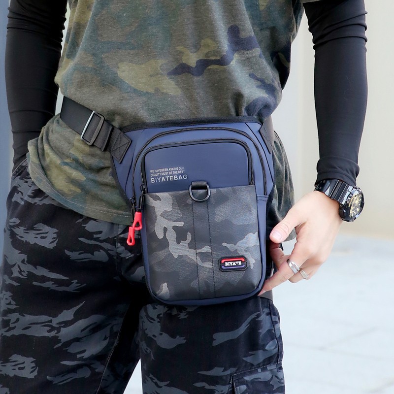 メンズショルダーバッグ メンズ迷彩柄ミニショルダーバッグ多ポケット斜めがけ