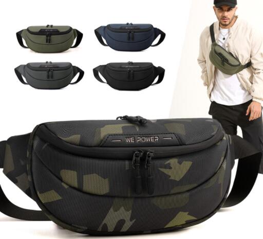 メンズショルダーバッグ メンズ カーキ 迷彩柄 ボディバッグ 撥水 斜めがけ ウエストバッグ
