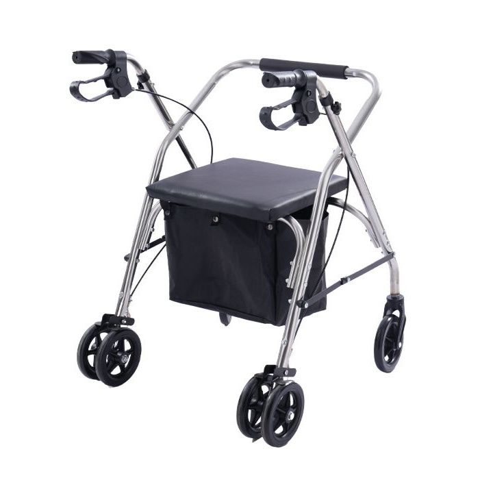 シルバーカー 軽量折りたたみ式四輪シルバーカー