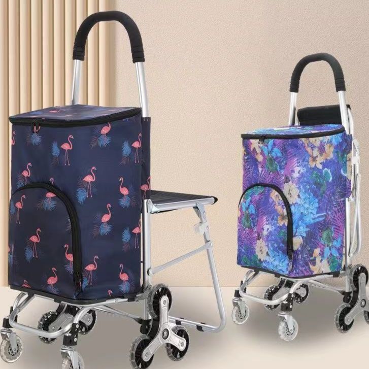 シルバーカー 折りたたみ式多機能買い物カート付きシルバーカー