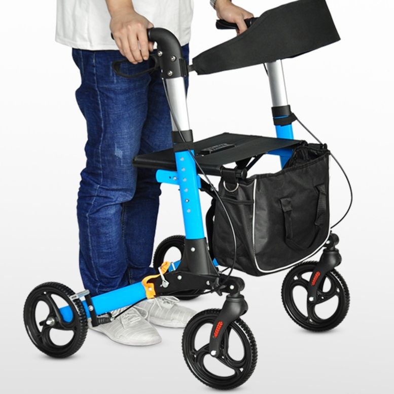 シルバーカー 折りたたみ式座面付き四輪歩行補助車